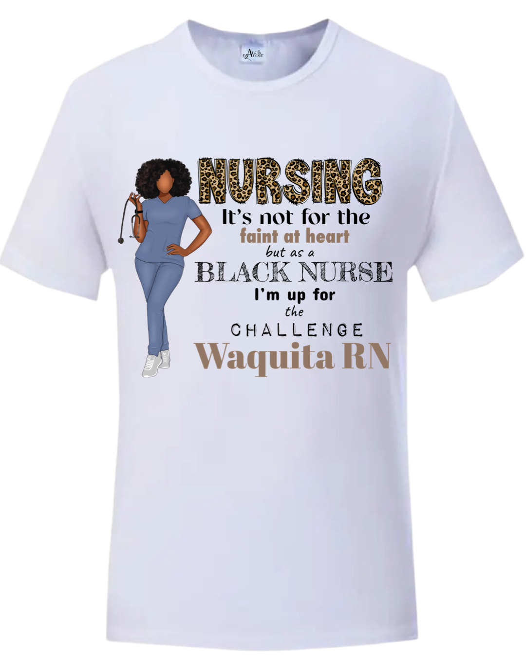 “Black Nurse” Customized T-Shirt