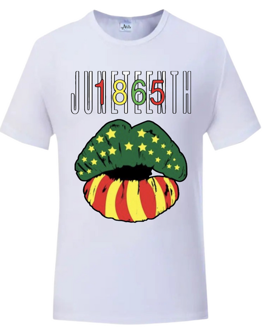 Juneteenth Lips” Customized T-Shirt