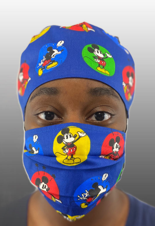 Surgical Caps Supper Hero Cartoon Characters with mask